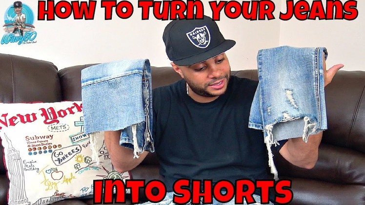 How To Turn Your Jeans Into Shorts | DIY