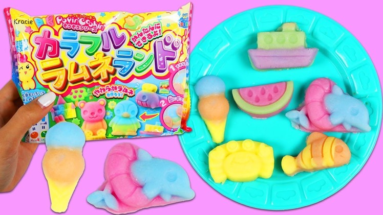Kracie Popin Cookin DIY Japense Gummy Candy Making Kit Watermelon Dolphin Boat Ice Cream Shapes!