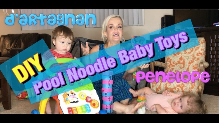 Mini Mama creates DIY Pool Noodles Baby Toys