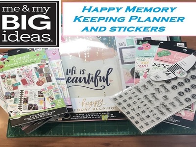 New Happy Memory Keeping Planner and sticker books  flip through  July 22 2017