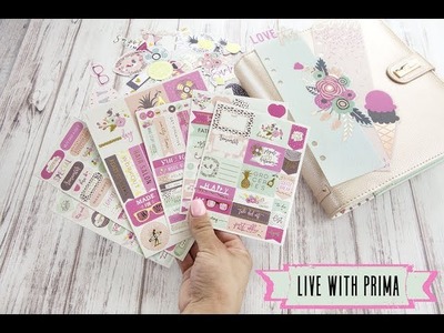 New Summer 2017 My Prima Planner products on Facebook Live!