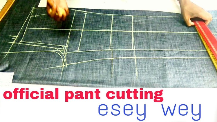 Official pant cutting. agents official pant cutting ( DIY) esey wey by smart fashion look