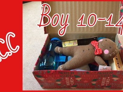 Operation Christmas child shoebox boy 10-14