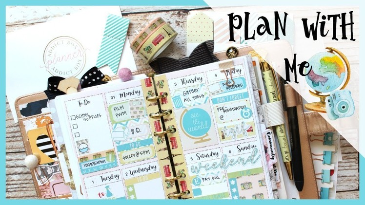 PERSONAL PLAN WITH ME ll FT THE PLANNER ADDICT BOX  ll JULY 2017