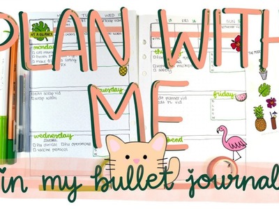 Plan With Me | Bullet Journal Weekly Spread in my A5 Ring Planner