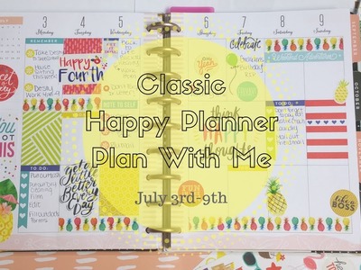 Plan With Me!! | Classic Happy Planner | No Etsy stickers