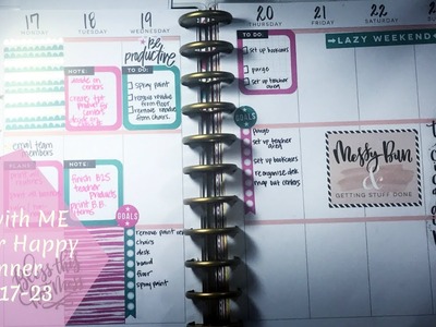 Plan With Me Happy Planner Teacher Edition July 17-21