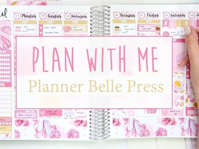 Plan With Me in my Erin Condren Planner ft Planner Belle Press