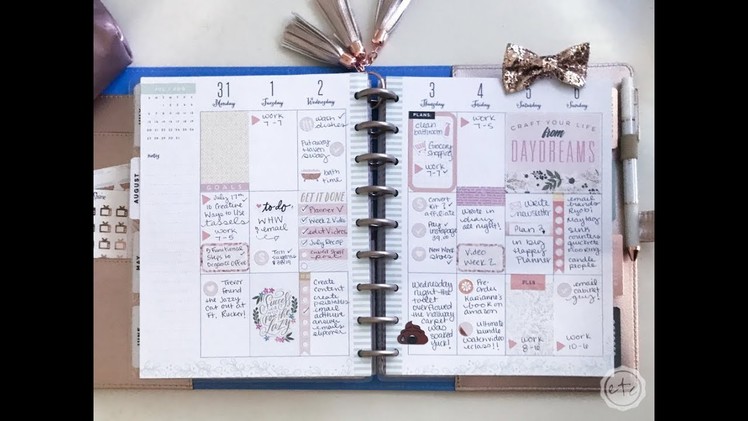 Plan With Me July 1 - Aug 6: Classic Happy Planner Mambi Sticker Books