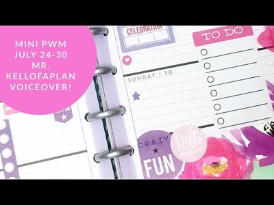 Plan with Me- mini Happy Planner- July 24-30