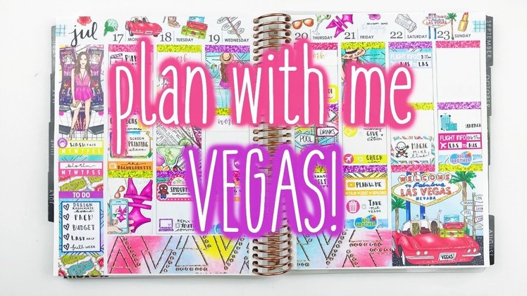 Plan With Me ♡ VEGAS! (Glam Planner)