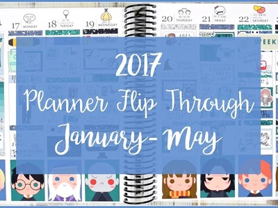 Planner Flip Through: January- May 2017 | RubyTrev
