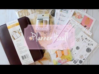 Planner Haul. Stickers, Washi, & Accessories