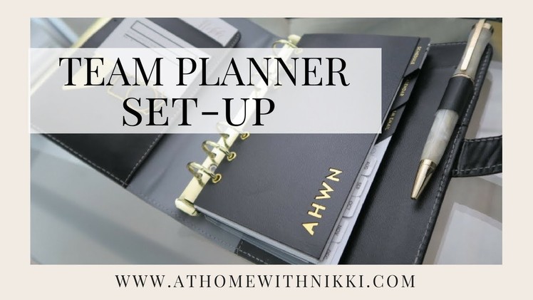 PLANNER SET-UP FOR MY SMALL BUSINESS | How I organize planners for my team
