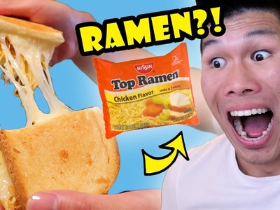 RAMEN IN GRILLED CHEESE SANDWICH? Tasty DIY || Life After College: Ep. 557