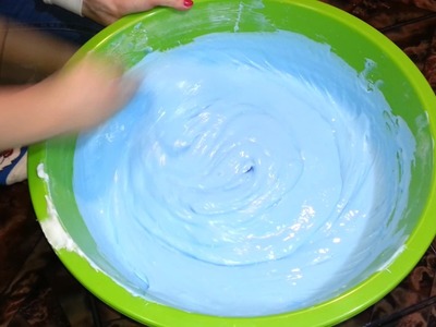 [REUPLOAD] Mega Slime 6 kilos - FLUFFY SLIME DIY with Shaving Cream