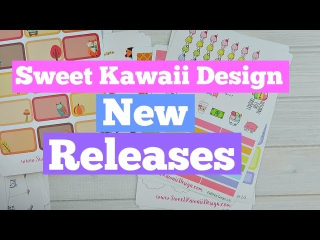 Sweet Kawaii Design - Planner Stickers - New Releases