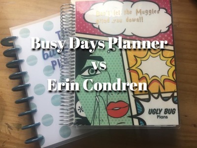 The Busy Days Planner 2017-2018 | Review.Unboxing | Busy Days vs Erin Condren Life Planner