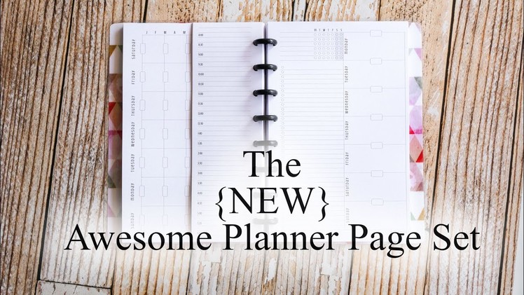 The NEW Awesome Planner Page Set