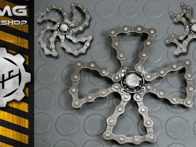 The Ultimate DIY Fidget Spinner - Modifiable Fidget Spinner - Bicycle Chain Fidget Spinner