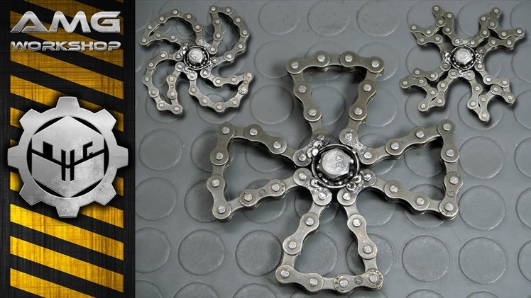 The Ultimate DIY Fidget Spinner - Modifiable Fidget Spinner - Bicycle Chain Fidget Spinner