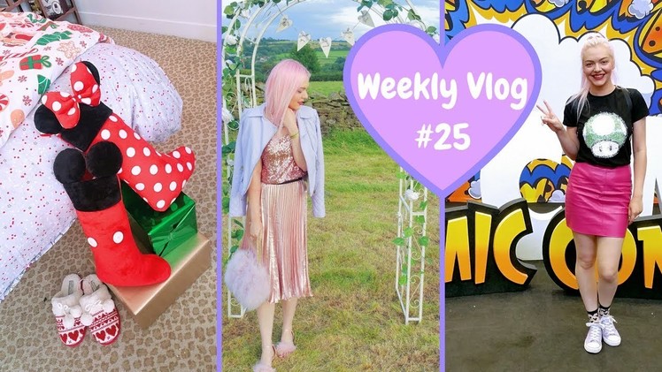 Weekly Vlog #25 | Primark Christmas Home Preview, a Wedding & Comin Con Manchester
