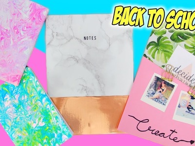 5-MINUTE DIY Notebooks for Back To School!