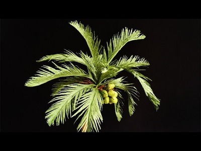 ABC TV | How To Make Coconut Tree From Crepe Paper - Craft Tutorial