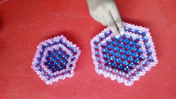 Amazing! DIY Craft Ideas - How to Make Crystal  Beaded Basket For Fruits - Crystal Beaded Showpiece