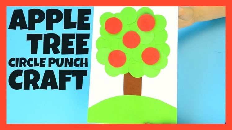 Apple Tree Paper Craft for Kids - back to school craft for kids