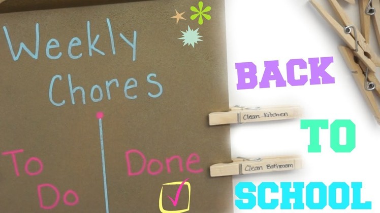 Back To School ⇨ "Stay Organized" DIY????????