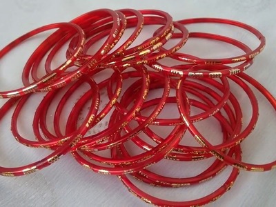 Best out of waste  with bangles, waste bangle craft ideas, waste bangles diy crafts