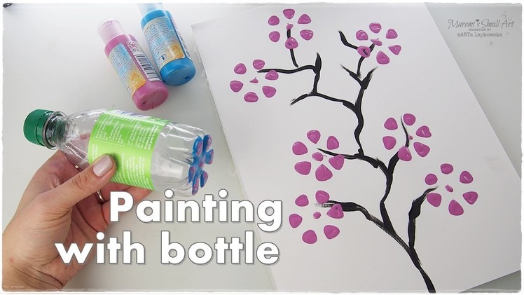 Bottle Painting Technique for Beginners ♡ Craft HACKS ♡ Maremi's Small Art ♡