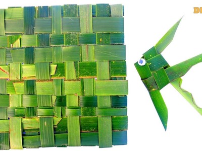 Coconut Leaf Coaster & Fish Craft  | Kids Craft |  DIYCrafts India #83