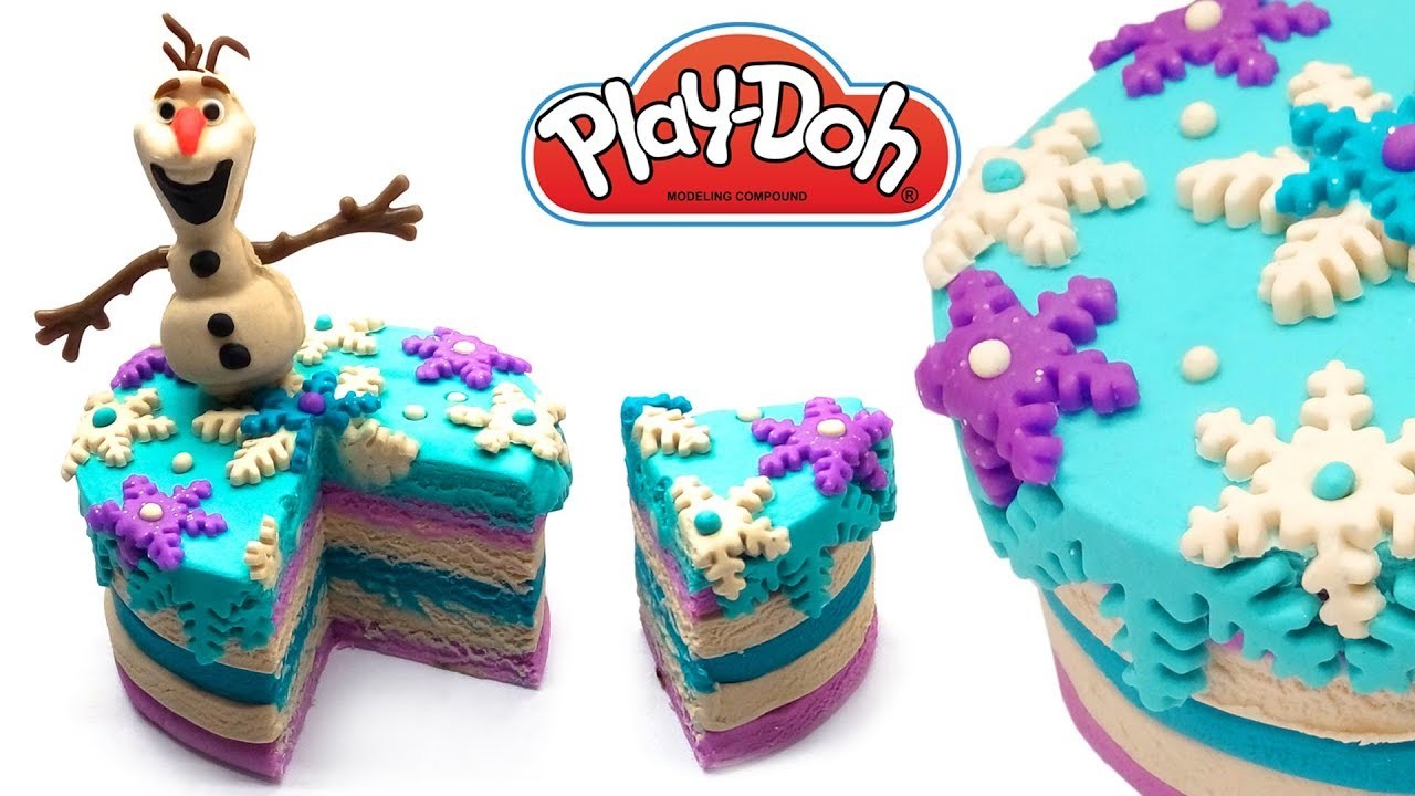 How To Make A Play Doh Frozen Cake How To Make A Play Doh Frozen Cake