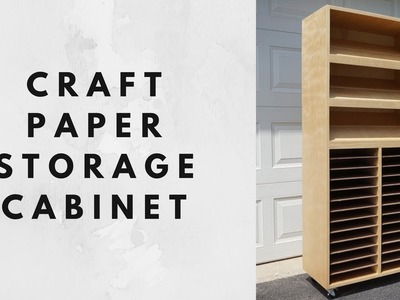 Craft Paper Storage Cabinet