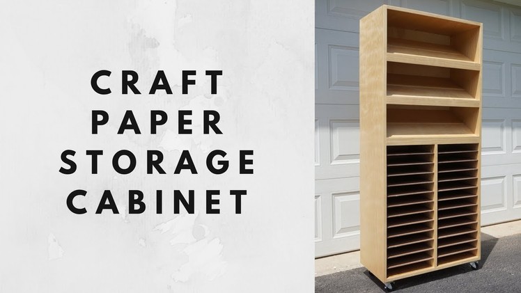 Craft Paper Storage Cabinet
