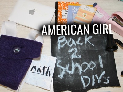 DIY American Girl School Supplies! | Super Easy!