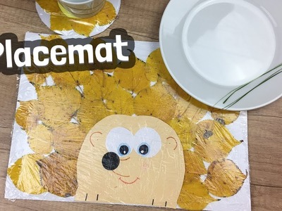 DIY Autumn placemat | Easy paper craft for kids
