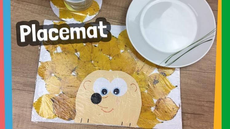 DIY Autumn placemat | Easy paper craft for kids