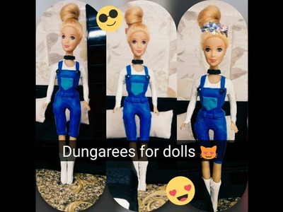 DIY : Clay Craft. Dungarees for dolls
