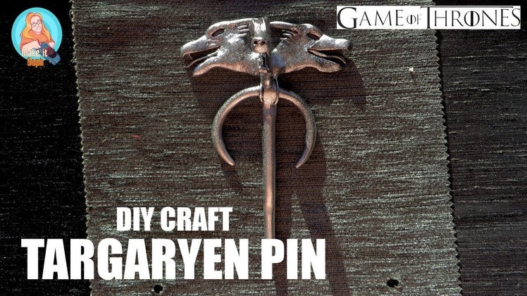 DIY Craft - Daenerys Targaryen Dragon Pin (Game of Thrones)