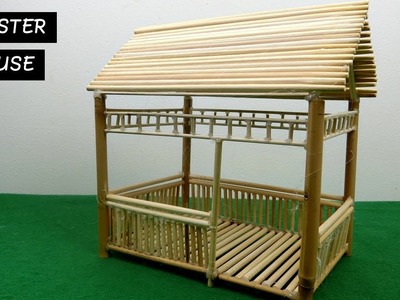 DIY Hamster House - Miniature Hut from Bamboo Sticks #13 | Easy Craft ideas