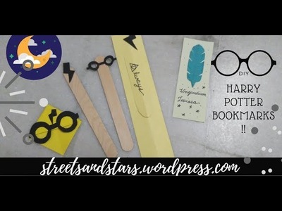 DIY HARRY POTTER BOOKMARKS (quick & easy)