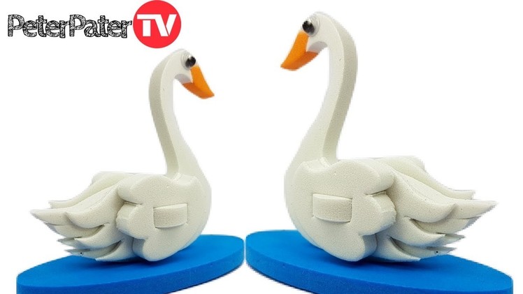 DIY How to Make 3D Swan Bird | Bird Making Craft for Kids | Create & Play Imagimake Fun Videos