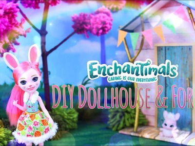 DIY - How to Make: Enchantimals Dollhouse & Forest | Craft with your Enchantimals Besties