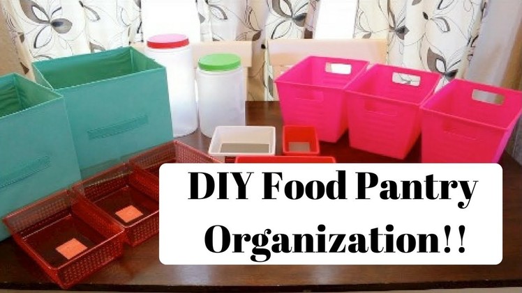 DIY Kitchen Pantry Organization! Dollar Tree Organization!!
