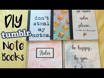 DIY NOTEBOOKS FOR BACK TO SCHOOL!