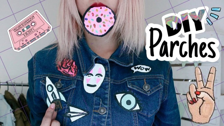 DIY PARCHES PARA ROPA.CUSTOM EMBROIDERED PATCHES