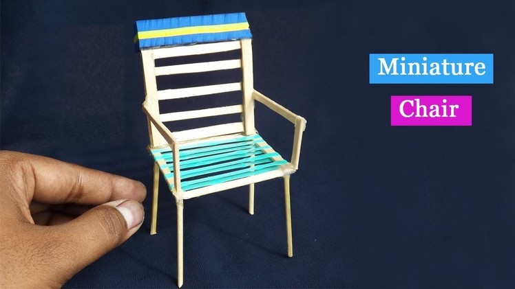 DIY Popsicle stick Chair | Easy Craft for kids